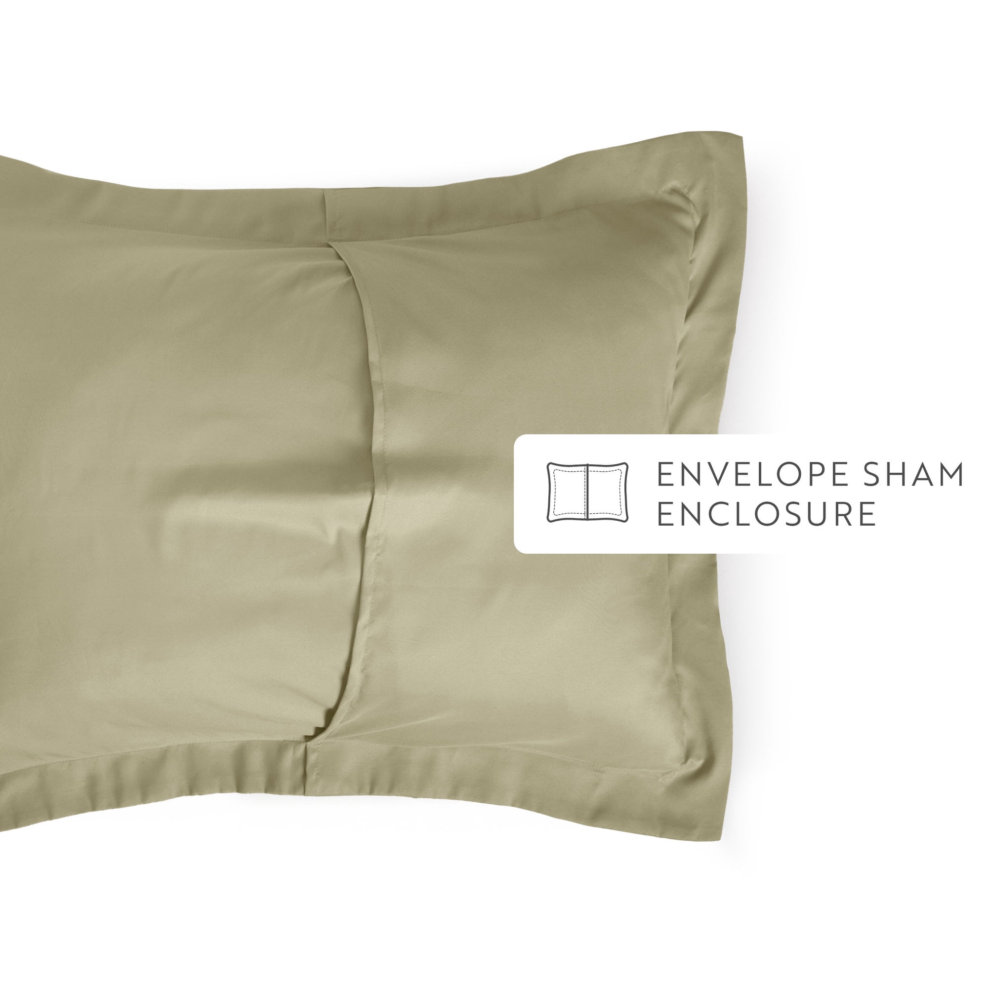 Noble Linens 8-Piece Sage Bed in a Bag Microfiber Bedding Set, Twin