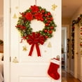 thumbnail image 6 of Christmas Garlands / Wreaths With Lights for Front Door, Material , Durability, Festive Holiday Decoration for Home, Wall, Indoor & Outdoor Use, Create Warm and Welcoming Environment, 1PC, 6 of 7
