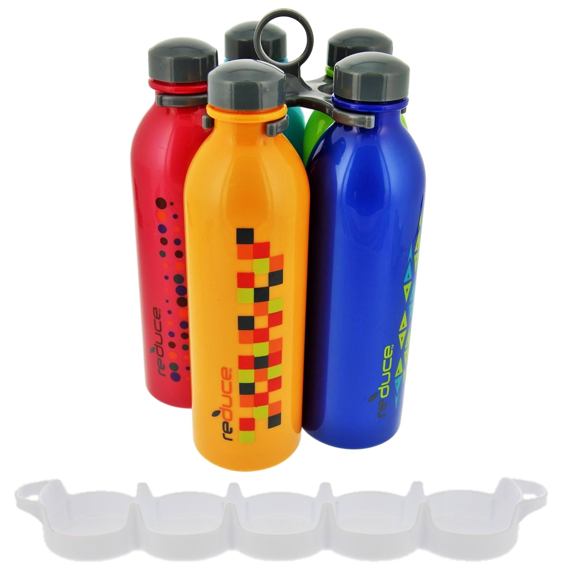 reduce WaterWeek Molecule Reusable Water Bottle Set with Carry Carousel