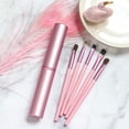 thumbnail image 5 of Complete Cosmetics Kit for Women - Eyeshadow, Foundation, Liner & Brow Tools Professional Wood Handle Makeup Brush Set, 5 of 5