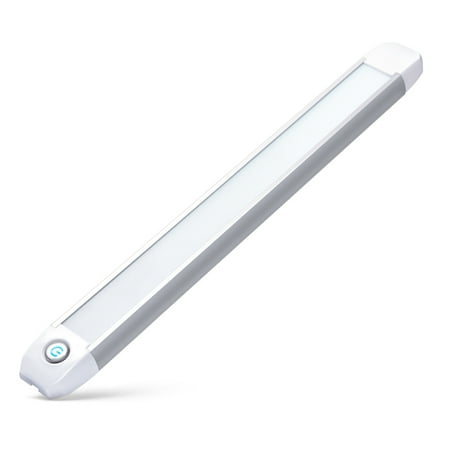 MICTUNING RV Interior Led Light Bar 17 Inch 2400lm 48 LED with Touch Switch - Aluminum LED Light Tube for RV Motorhome Camper Caravan Trailer Boat