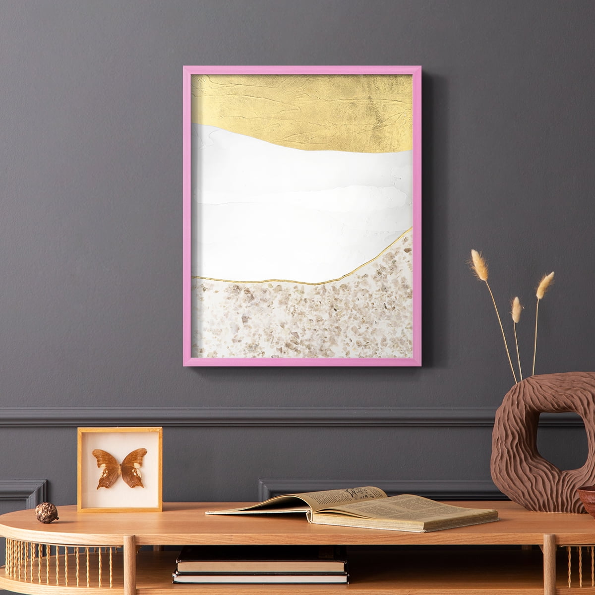 Whitestone II Framed Print in Pink Solid Wood 11 x 14 Framed Print