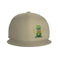 thumbnail image 2 of ZICANCN St Patrick Leprechaun Gold Baseball Caps, Trucker Hats for Men And Women, Adjustable Breathable Flat Caps, Natural, 2 of 8