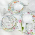 thumbnail image 6 of Euro Ceramica Charlotte Watercolor Dinnerware Set Stoneware 16 Piece, 6 of 6