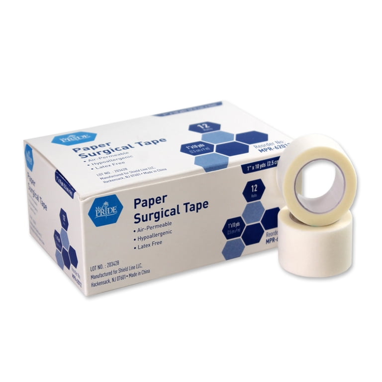 MedPride Medical Paper Tape, 1 inch, 12 Pack photo 6