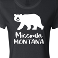 thumbnail image 4 of Inktastic Missoula, Montana White Bear Silhouette Women's T-Shirt, 4 of 5
