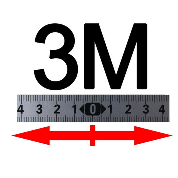 Pack De 6 Cintas Métricas Adhesivas De Acero - 3 Escalas Diferentes, Para Banco De Trabajo, Sierra O Mesa