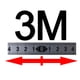 thumbnail image 5 of Cinta métrica autoadhesiva Cintas métricas para mesa de dibujo Carpintería Medio Sharpla regla de medida, 5 of 8