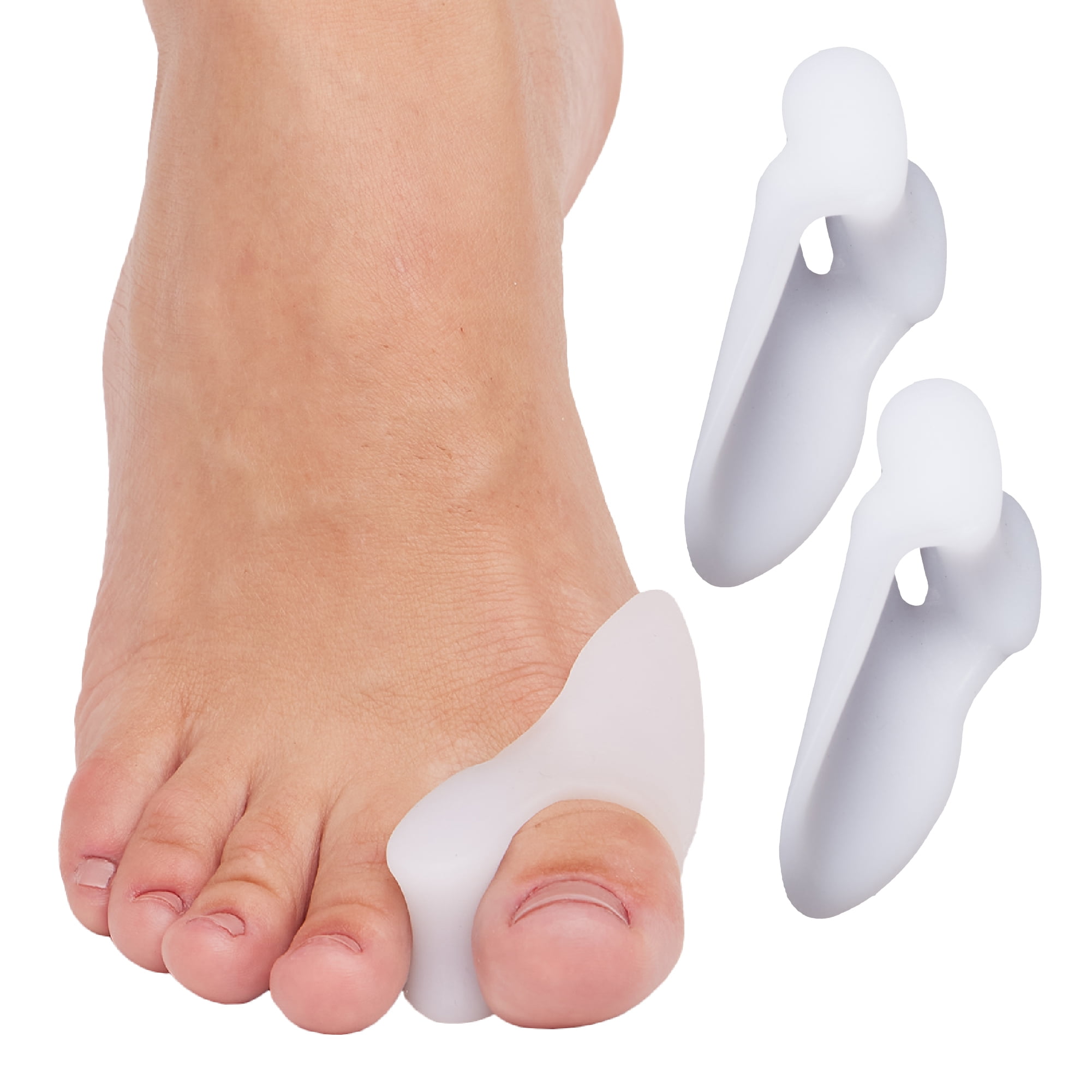 ZenToes Gel Bunion Protector with Attached Toe Separator - Pack of 4