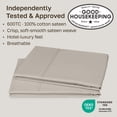 thumbnail image 2 of California Design Den Pillow Covers King Size Set of 2 - 600 Thread Count, 100 Percent Cotton Pillow Cases, Fits King Size Pillows - Soft Linen, 2 of 8