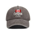 thumbnail image 1 of Canada Chapeaux pour Hommes Casquette pour Femmes Fierté Brodée Unisexe Chapeau de Randonnée, 1 of 2