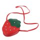 thumbnail image 3 of 1 bolso bandolera moderno con cremallera y diseño de fresa., 3 of 5