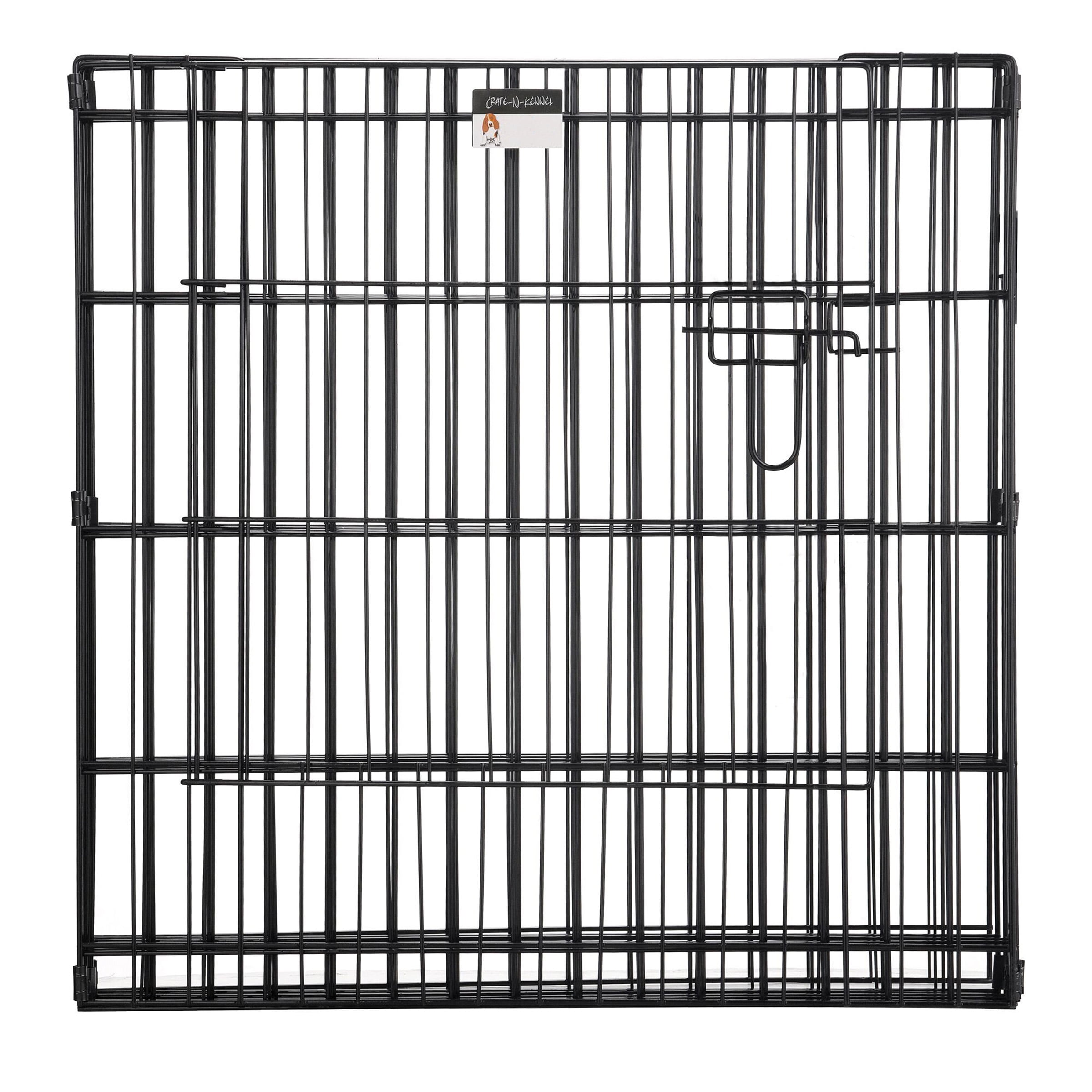 Puppy Playpen – Foldable Metal Exercise Enclosure – Eight 24x24-Inch Panels – Indoor/Outdoor Pen with Gate for Dogs, Cats or Small Animals by Petmaker