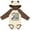 Natural & Brown w Ears, variant on Inktastic Someone I Love has EDS- Ehlers Danlos Syndrome Boys or Girls Long Sleeve Baby Bodysuit