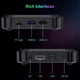 thumbnail image 3 of Smart TV Box Android 13 4+64G RK3528 8K HDR 10 RGB Light Plug, 3 of 4