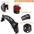 thumbnail image 2 of Black - Scooter Rear Fender, Rear Fender with Taillight Hook, Replacement Scooter Accessory Bracket for Xiaomi M365 Pro 2, 2 of 5