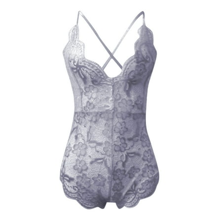 Womens Underwear Lace Lingerie Body Suits Women Crotchless Bodysuit for Women Sexy Nightgown for Women