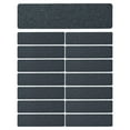 thumbnail image 3 of AMLESO 15 Pieces Non Skid Rug Stair Mats Stairs Step Treads Indoor Stair Runners Dark Gray, 3 of 8
