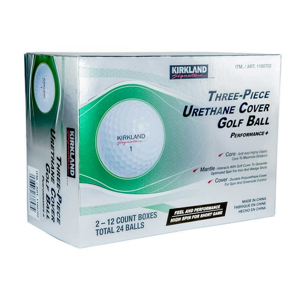KS 3piece Urethane Cover Golf Ball, 2dozen