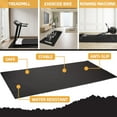 thumbnail image 3 of BalanceFrom 6x4 Feet High-Density Floor Mat for Home Gym Equipment, 1/4-Inch Thick PVC, 3 of 6