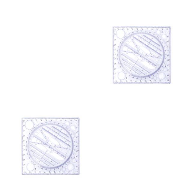 Wosthever Regla giratoria Construcción Plantilla de geometría estéreo Dispositivo de medición de dibujo Reglas de papelería Accesorios Estudiante Type3 NO3 Wosthever CBP212758