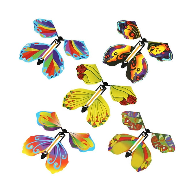 Transform Flying Trick Magician Funny Floral Print Hand Transformation Prop Toy Gift Surprise Birthday Party Accessories