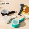 thumbnail image 3 of Easy Pour Bag Clip, Bag Clips with Pour Spout, Multifunctional Food Storage Bag Sealing Clip, for Kitchen, Food Preservation and Moisture Prevention (4pcs Black), 3 of 8