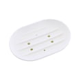thumbnail image 4 of 2Pcs Self Draining Soap Dishes, Silicone Soap Holder Box, Soap Tray Hollow Soap Plate Soap Drying Rack, Silicone Soap Saver, Durable Soap Holder with Draining Holes for Bathroom(Multicolor,4.5x3.1), 4 of 7