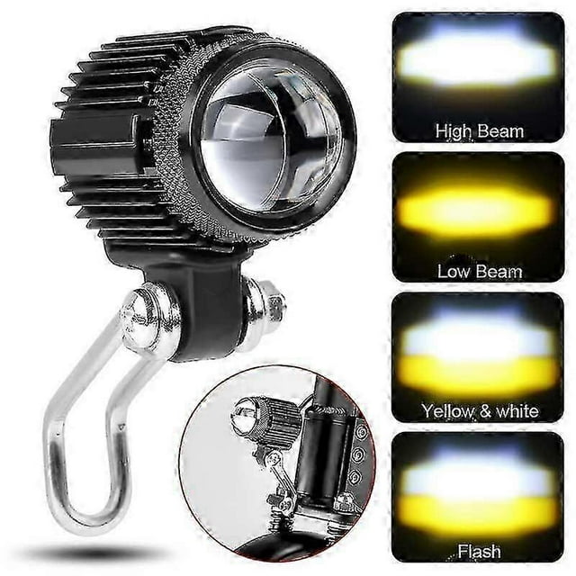 Motorcycle Spotlight Led Headlight White Yellow Fog Light Driving Light Auxiliary Lamp For Scooter Car Motorbike Atv Utv Suv 4wd