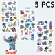 thumbnail image 4 of 5 piezas Disney Stitch Mickey Mouse Frozen pegatinas de tatuaje mágico figura de acción superhéroes dibujos animados niños niñas regalos de cumpleaños juguete, 4 of 5
