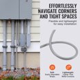 thumbnail image 2 of KFFKFF 1-Inch Versatile Electrical Duct, 100 ft, PVC Waterproof Non-Metallic Duct with 5 Straight and 5 90-Degree Duct Connector Attachments, Suitable for Air Conditioning Motor Controller Pump, IP65, 2 of 9
