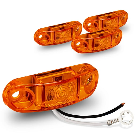 Kit de Luces Marcadoras para Remolque TRUE MODS 4 piezas LED Ámbar de 2.5"