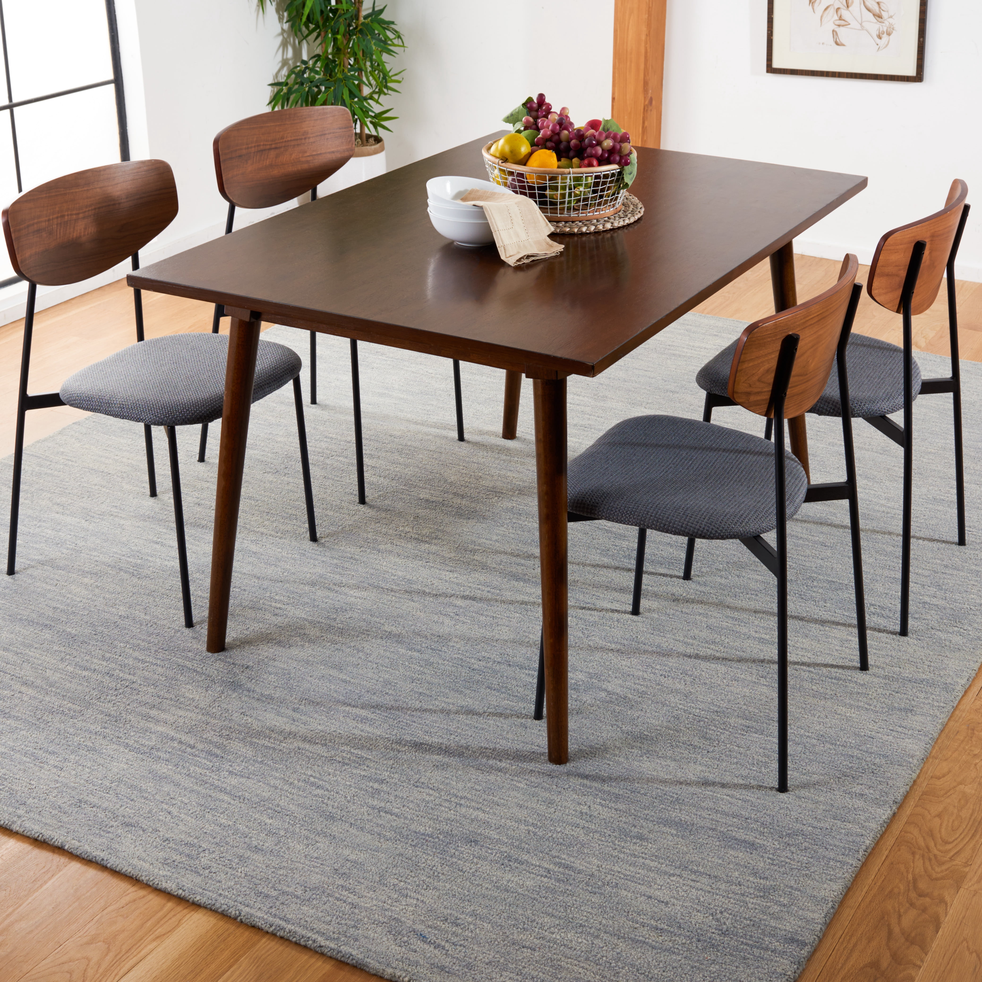 SAFAVIEH Metro Jaymes Distressed Area Rug, Light Grey, 8' x 10'