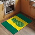 thumbnail image 3 of Pineapple Washable Small Entryway Area Rugs 2'x3', Summer Beach Low Pile Throw Rug Non-Slip Sturdy Edge Binding Carpet for Front Door Floor Room Entry, 3 of 9