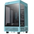 thumbnail image 3 of Gabinete Gamer THERMALTAKE The Tower 100 Mini ITX Cristal Templado Turquesa, 3 of 6