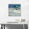 thumbnail image 2 of ARTCANVAS Playing In The Surf Canvas Art Print by Edward Henry Potthast - Size: 18" x 18" (0.75" Deep), 2 of 9