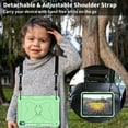 thumbnail image 5 of iPad 10th Generation 10.9 Inch 2022 Case with Kickstand Butterfly Wings Pencil Holder, TECH CIRCLE Heavy Duty Hard Rugged Protective Kids Girls Cover for iPad 10th Gen 10.9 Inch 2022,Green, 5 of 6