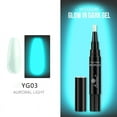 thumbnail image 3 of 5ml pen-type nail art luminous glue, 3 of 5