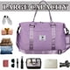 thumbnail image 3 of Bolsa de viaje Woogwin, impermeable, deportiva, para gimnasio, color morado, 3 of 7