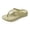 Green, variant on YAYUBA Beach Sandals For Woman Black,Lazy Shoes Women's Orthotic Flip Flops With Arch Support Soft Thong Pillow Sandals