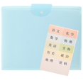 thumbnail image 2 of Blue Transparent Storage Bags for Test Papers and Bills Portable Folder A3 Size, 2 of 5