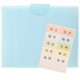 thumbnail image 2 of Blue Transparent Storage Bags for Test Papers and Bills Portable Folder A3 Size, 2 of 5