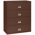 thumbnail image 1 of Fireking 4 Drawer 44" wide Classic Lateral fireproof File Cabinet-Brown, 1 of 1