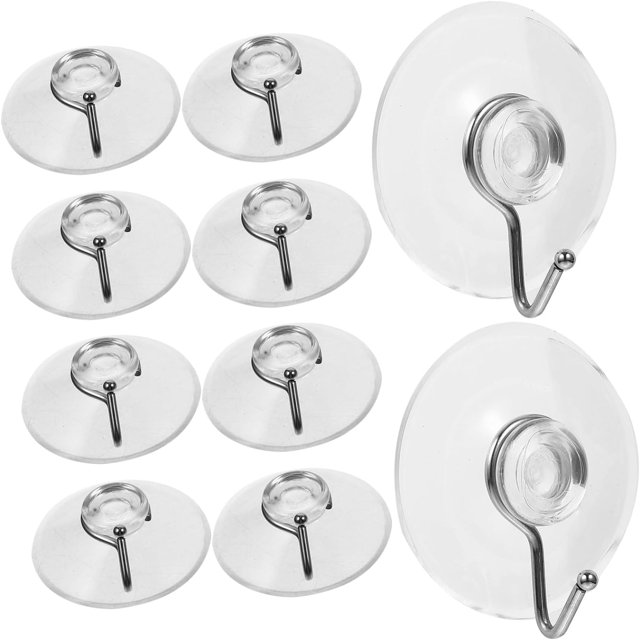 10 Uds. Gancho de ventosa al vacío, ganchos de ventosa, colgador de succión multiusos, perchas de succión para ducha, ganchos para toallas, gancho para colgar, perchas de succión para baño, pared