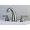 thumbnail image 2 of Kingston Brass KB988KL 8-Inch Widespread Bathroom Faucet with Retail Pop-Up, Brushed Nickel, 2 of 3