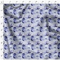 thumbnail image 4 of Soimoi Pure Silk Blue Fabric By the Yard - 42 Inch Wide - Florals Print Fabric - Elegant and Timeless Patterns for Fashion and Home Decor Printed Fabric, 4 of 6