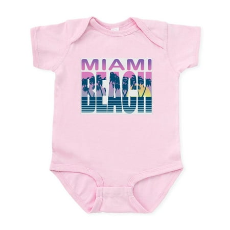 

CafePress - Miami Beach Infant Bodysuit - Baby Light Bodysuit Size Newborn - 24 Months