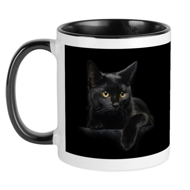 CafePress Black  Cat  Mug  Unique Coffee  Mug  Coffee  Cup 