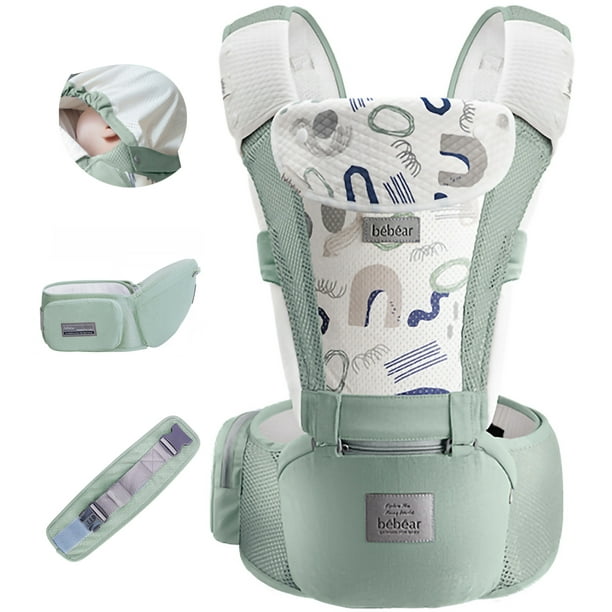 Bebamour Baby Carrier Newborn Front and Back Carry Baby Carrier Newborn