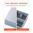 thumbnail image 6 of VEVOR Mini Split Pad, for 9000-36000BTU Ductless Air Conditioner Heat Pump Systems, 38 x 18 x 3 inch Plastic Outdoor Condenser Equipment Anti-Vibration Pads for Heat Pump System, Max Load 400 lbs, 6 of 9